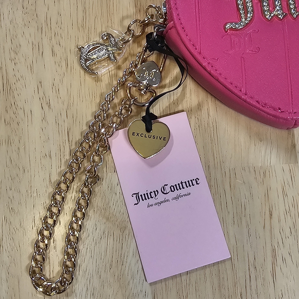 New✨️ Exclusive Juicy Couture Heart Coin Case - Picture 8 of 10